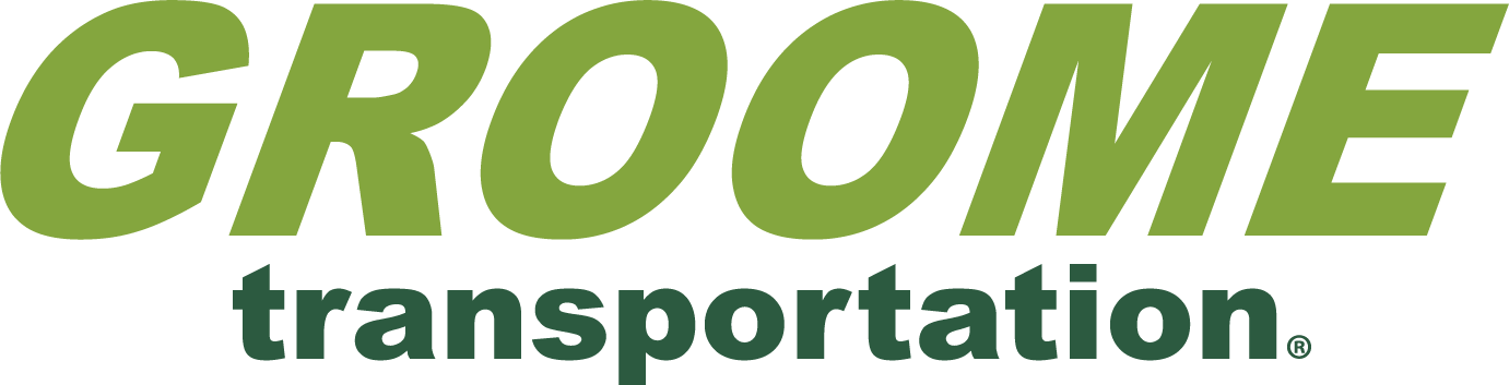 Groome Transportation® logo with the registered trademark symbol.